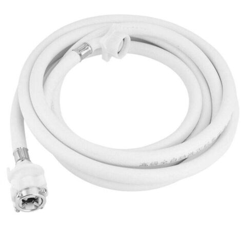 Tuyau entrée machine à laver 1,5m, connecteur tube blanc, longueur