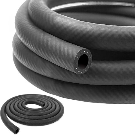 Tuyau Essence Carburant durite essence de carburant pour camion, voiture, tracteur ou petit moteur (13mm ID, 3M Noir) - 13mm ID ,