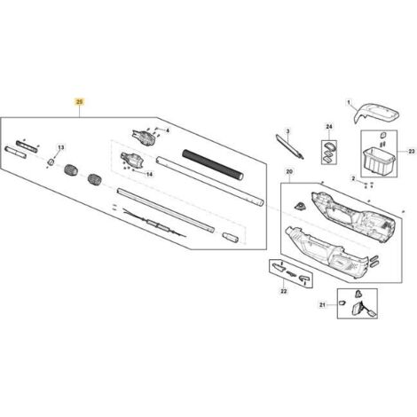 TUYAU EXTENSIBLE SMT 500 AE ORIGINAL STIGA - 118810888/0