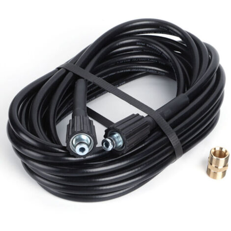 Tuyau extension 10m filetage femelle M22 avec adaptateur mâle pour nettoyage haute pression
