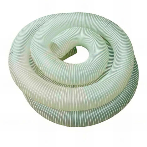 Tuyau flexible 2,5 mètres D. 100 mm – Polyuréthane pour circulation optimale des copeaux – Livré avec 2 colliers de serrage – Holzprofi - AB-P100-2