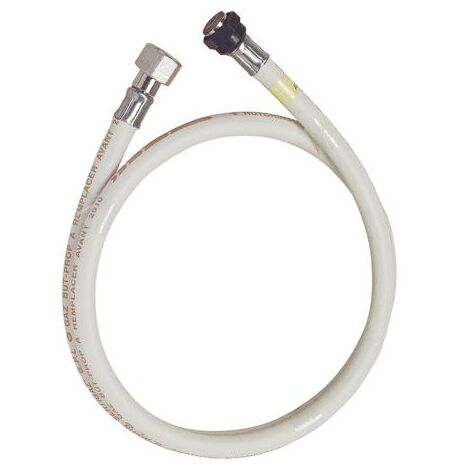 TUYAU FLEXIBLE A EMBOUTS MECANIQUES POUR BUTANE ET PROPANE - DUREE DE VIE 10 ANS