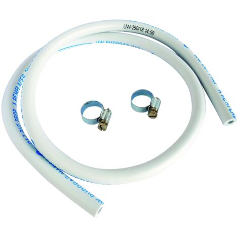 Ayor – Tuyau flexible caoutchouc pour gaz butane propane – Longueur 1,5 mètre – Installation sécurisée avec colliers de serrage