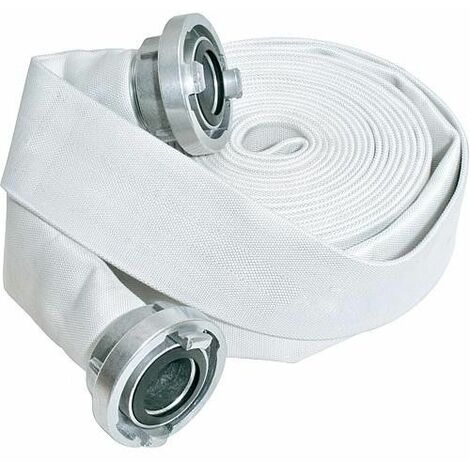 Tuyau D'incendie Plat VidaXL 20 M - Raccord C-Storz 2 Pouces - Pression 8 Bars - Idéal Pompe à Eau, Arrosage