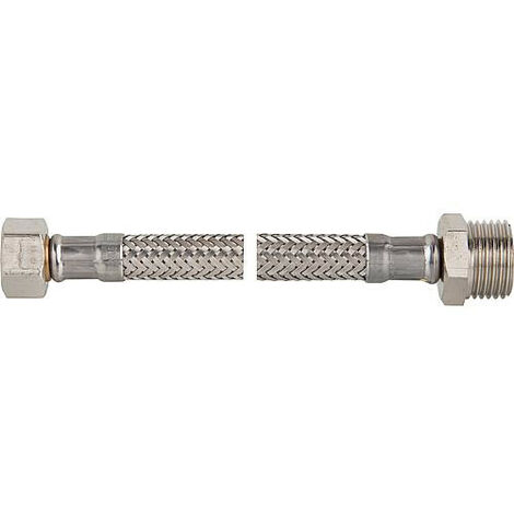 tuyau flexible de raccord 500 mm XAL-500/ 1/2" mâle x 3/8" ecrou chapeau" KTW-A