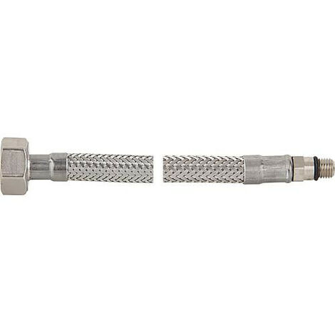 Tuyau flexible de raccord ecrou chapeau 1/2" x M10, KTW-A 500 mm, nipple filete male long