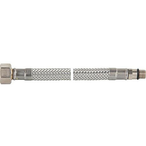 tuyau flexible de raccord ecrou chapeau 3/8" x M 10, KTW-A 500 mm, nipple filete male court