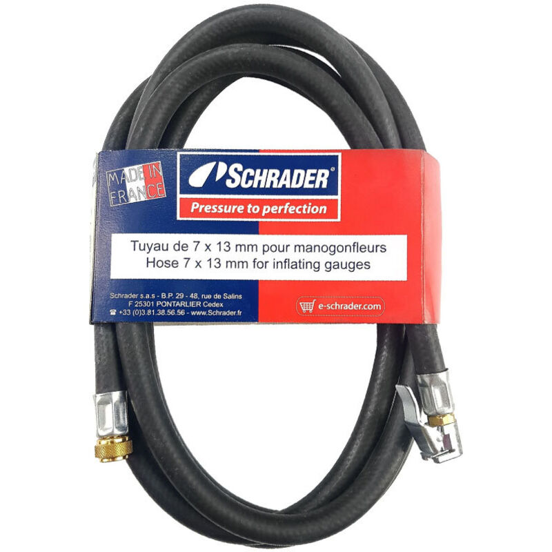 Schrader - Tuyau flexible de rechange 3 m pour eurodainu poids lourd