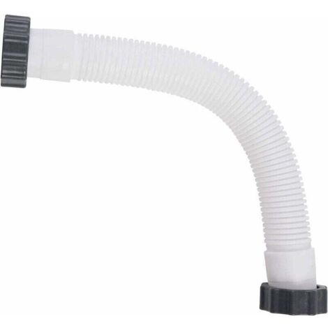 Tuyau flexible de rechange pour filtre de piscine, tuyau de pompe de piscine, tuyau d'aspiration，blanc，40.6cm