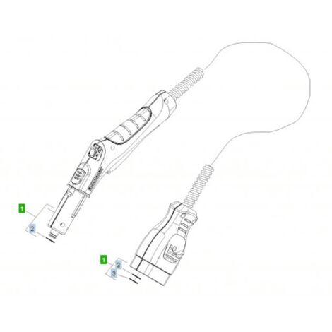 TUYAU FLEXIBLE DE VAPEUR PIECE DE RECHAN POUR PETIT ELECTROMENAGER KARCHER - 43220200