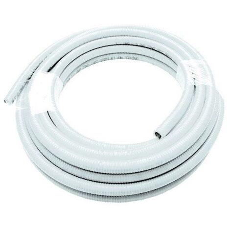 Tuyau flexible en acier inoxydable uniroll de 20 m. 1/2" DN12 mm. pour eau blanche recouverte