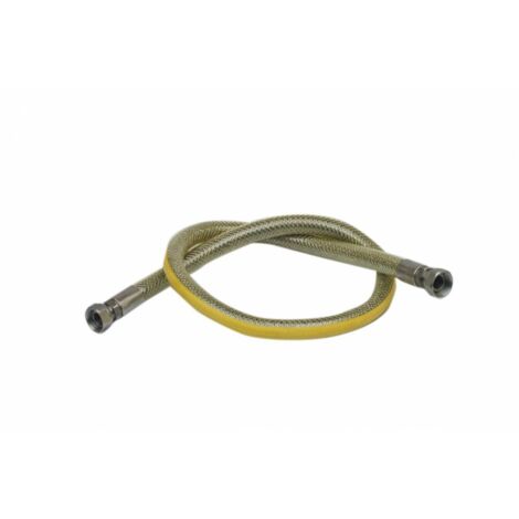 tuyau flexible pour gaz en acier inoxydable 200 cm F / F raccord 1/2 &quotselon UNI14800