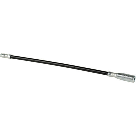 Tuyau flexible pour pompes à graisse 8 x 300 mm avec embout 12 631