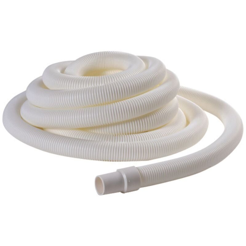 EDG - Tuyau Flottant Pour Piscine - Longueur 10M Avec 2 Embouts Collés - Diamètre 38Mm - Technologie Spiralée Haute Performance Anti Ecrasement