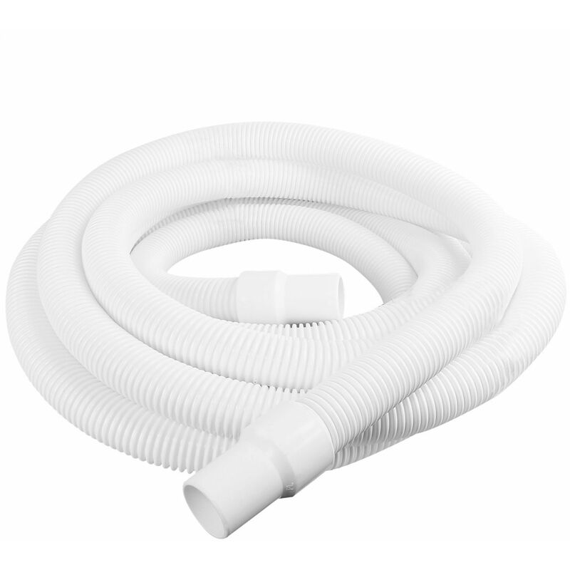 Tuyau flottant 2 embouts pour piscine - Diam 38 mm - 4 m - Blanc Linxor