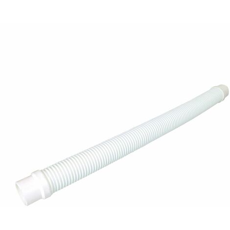 Tuyau flottant de raccordement pour piscine - Ø38 mm - 80 cm - Blanc - Linxor