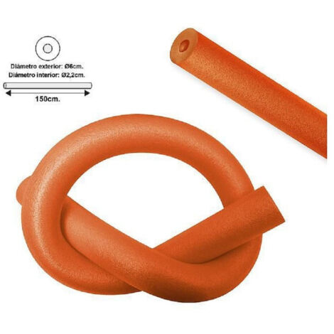 Tuyau Flottant Pour Piscine ø6x150cm Orange Pour Jeux D'eau Exercices 062899c