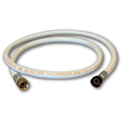 Tuyau gaz butane/propane souple 1,50 m – Raccords à visser 20/150 et G1/2 – Flexible en caoutchouc pour appareils à gaz – Proweltek