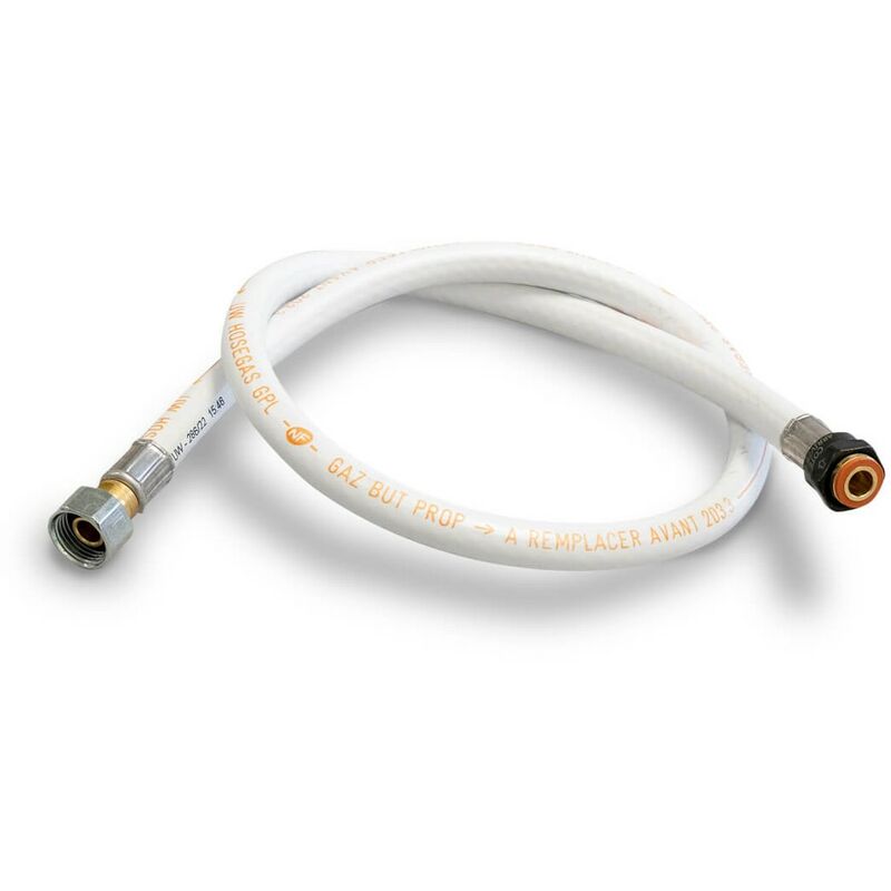 Kemper - Tuyau gaz flexible 1.00 m butane/propane Raccords à visser 20/150 et G1/2