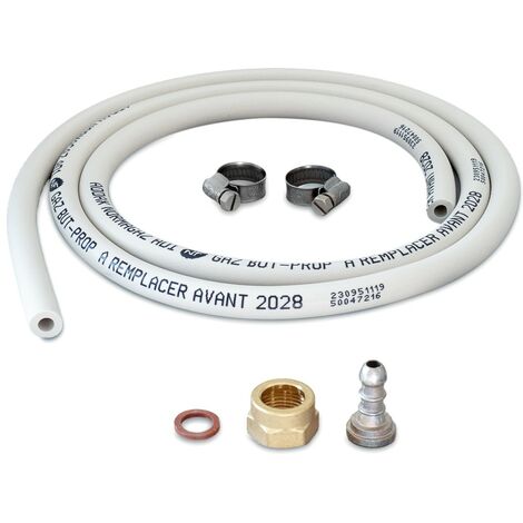 Tuyau gaz flexible Butane/Propane 1.5m – Raccord tétine 10mm – Pression 2 bars – Compatible réchauds et barbecues à gaz – Proweltek