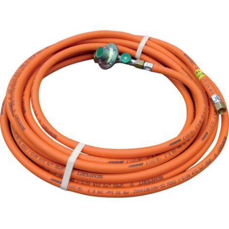 Tuyau gaz haute pression 10 m – Flexible et résistant – Compatible nettoyage extérieur – Débit puissant pour arrosage – Grun