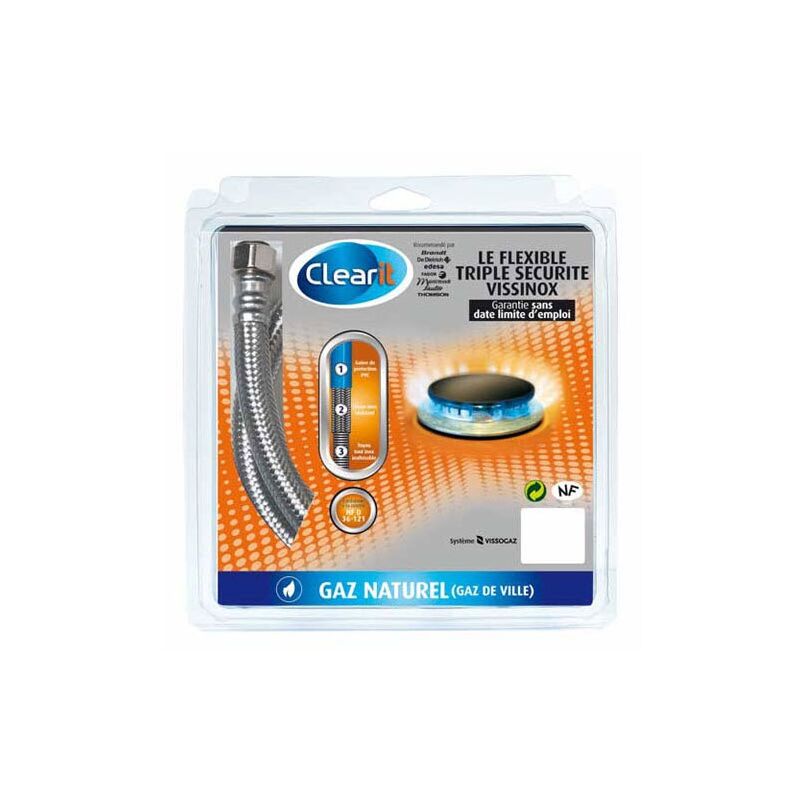 TUYAU GAZ NATUREL 1.5 M pour INSTALLATION - 75X2411