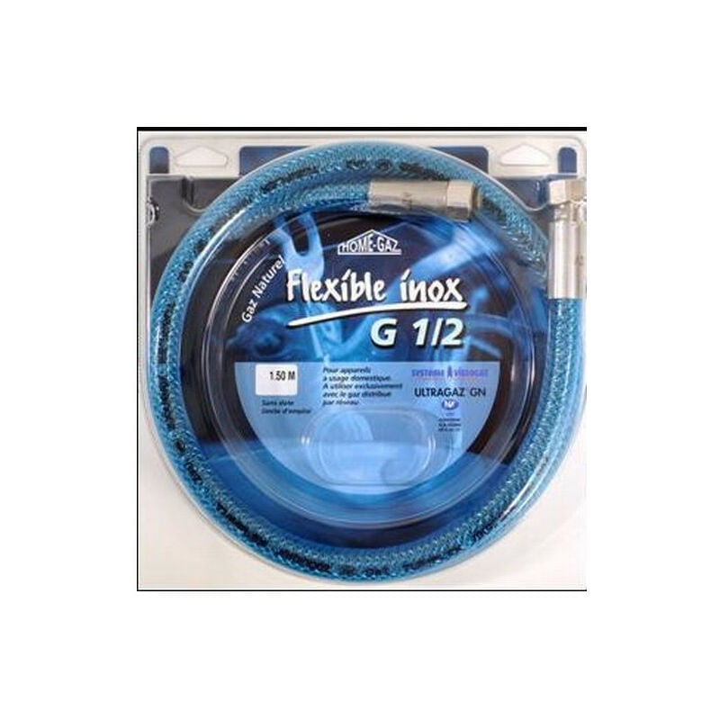 Flexible inox gaz nat 1.50 m - sans date