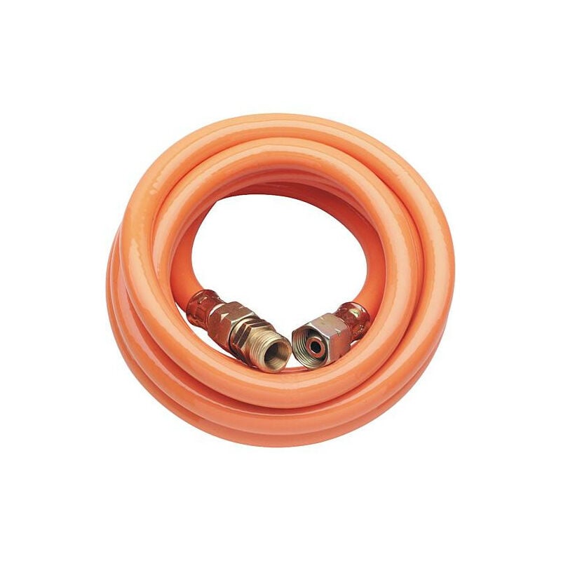 Tuyau gaz propane 3000 mm 3/8' l, avec raccord pour tuyau souple