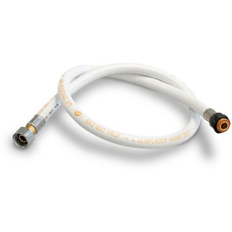 Tuyau gaz Souple 1.00 m butane/propane Raccords à visser 20/150 et G1/2 Standard