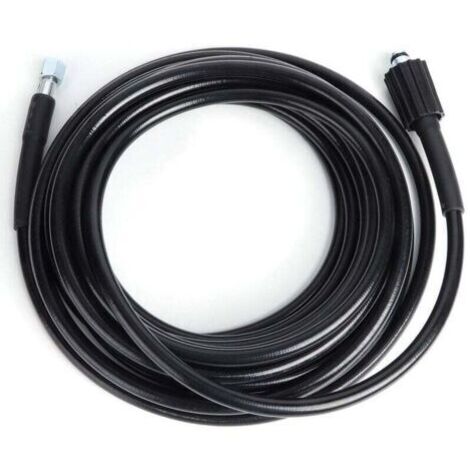 Tuyau Haute Pression 10m, M22 à Filetage - Flexible Nettoyeur Haute Pression Avec Connecteur Quick Connect de Type clic pour nettoyeurs Haute Pression Kärcher K2 K3