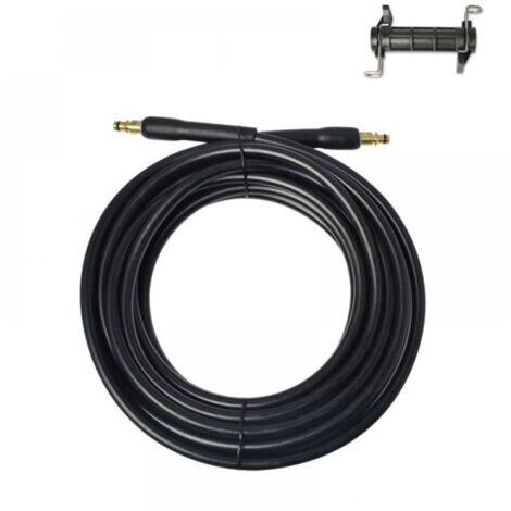 Tuyau haute pression 6m pour nettoyeur Karcher K2-K7 – Connecteurs compatibles – Pression 180 bar – Matériaux PVC et nylon renforcé