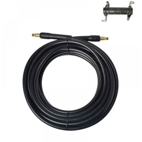 Tuyau haute pression 6m pour nettoyeur Karcher K2-K7 – Connecteurs compatibles – Pression 180 bar – Matériaux PVC et nylon renforcé