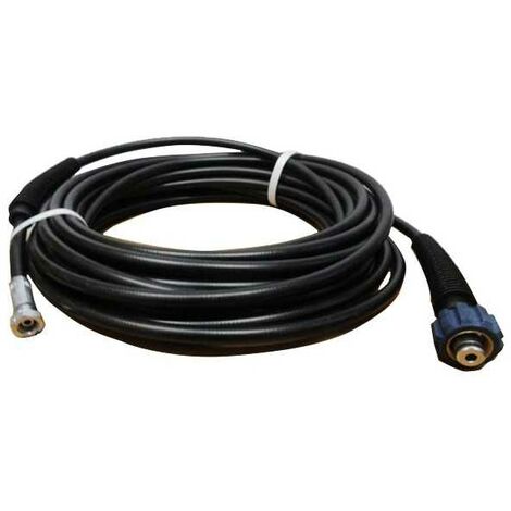 Tuyau haute pression 8 mètres – Diamètre 1/4 pouce – Flexible pour nettoyeurs haute pression KL1300, KL1600, KL1680 – Comet