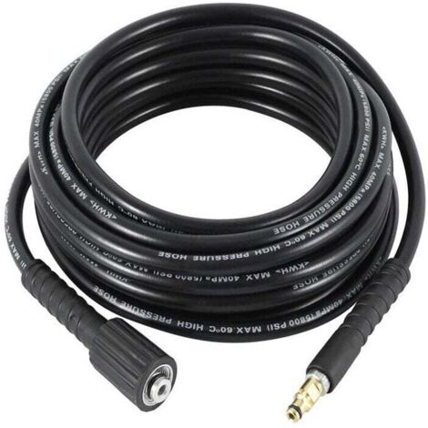 Tuyau Haute Pression Nettoyage Voiture Caoutchouc PVC Antidéflagrant Conduite Eau 10M