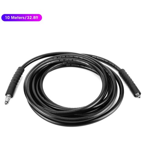 Tuyau Haute Pression pour Nettoyeur Karcher, Tuyau Robuste 40MPa, 10 m Compatible Série K