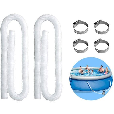 ZMLEVE Tuyau Intex De Remplacement De Tuyau De Piscine à Source Chaude Gonflable Pour Pompe De Piscine 300/330/530/1000 Gallons (lot de 2)