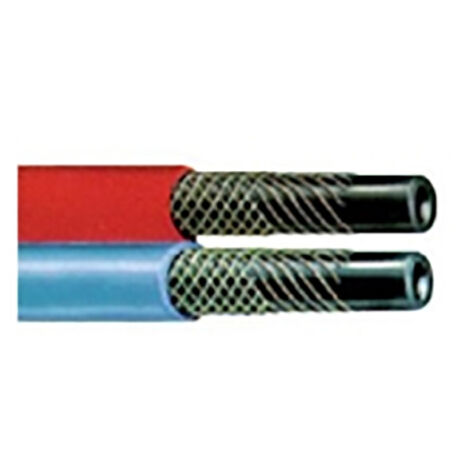 Tuyau jumelé oxygène/acétylène 6,3 x 13 mm – Pression max 20 bars – Caoutchouc résistant – Compatible soudage – 134210 – Alfaflex