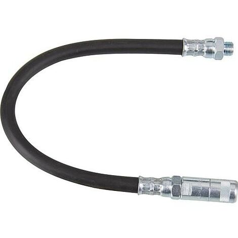 Tuyau métallique flexible HP 1000 bars avec 4 becs a mâchoire hydraulique R 1/8", 300 mm de long