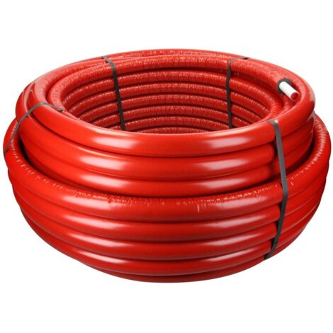 Tuyau multicouche aluminium 20 x 2 mm avec isolation 10 mm