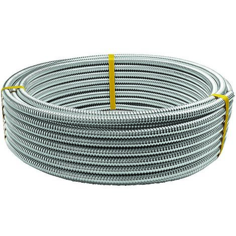 Tuyau ondulé CSST pour eau 1/2" m 10 aisi 304