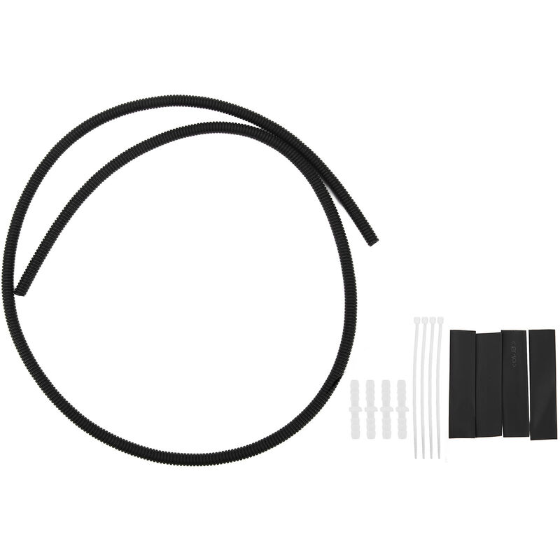 YB - Jeffergarden Tuyau ondulé de voiture pour système de lave-glace, Kit de réparation de tuyau de liquide de lave-glace 1.1m / 3,6 pieds