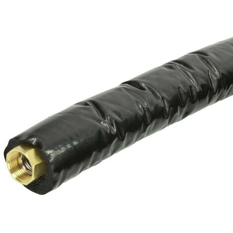 Tuyau ondulé inox DN25 800 mm écrous à chapeau 1 1/4'' des deux côtés