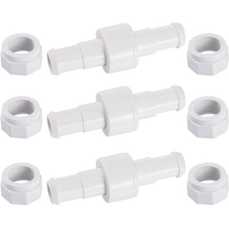 Tuyau pivotant D20 avec écrou de tuyau D15 compatible avec Zodiac Polaris 280, 380, 180 - Pièces de rechange pour nettoyeur de