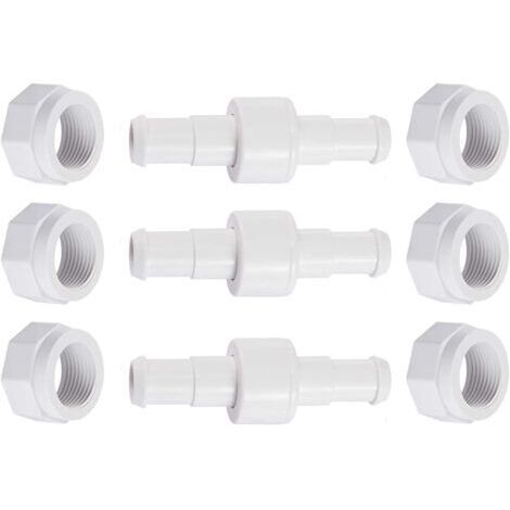 Tuyau pivotant D20 avec écrou flexible D15 compatible avec les robots nettoyeurs de piscine Zodiac Polaris 280, 380 et 180 - Pièces de rechange