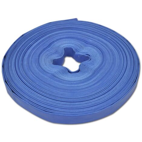 vidaXL Tuyau d'Incendie Plat PVC Tuyau PVC pour Pompe à Eau Multi Modèle