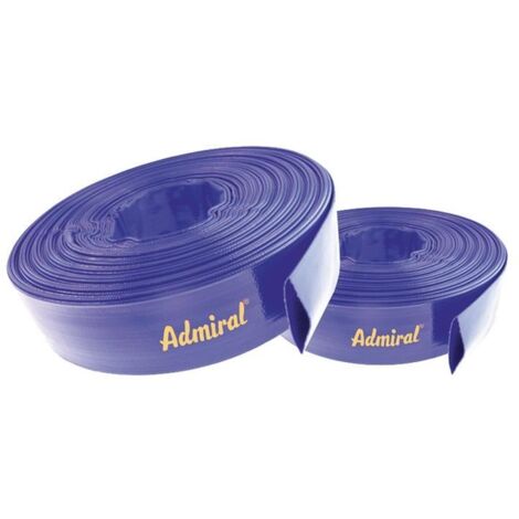Tuyau plat Admi®Flat Int 152mm L.50m bleu Rl.ADMIRAL (Par 50)