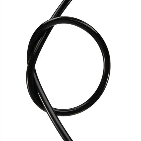 Tuyau Pneumatique Air Comprimé PU 6 Mm X 4 Mm Noir 3 Mètres