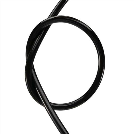 Tuyau Pneumatique Air Comprimé PU 6 Mm X 4 Mm Noir 3 Mètres