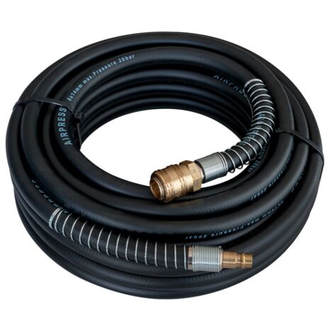 TUYAU PNEUMATIQUE EN CAOUTCHOUC 148 MM 20 M AVEC RACCORDS - AP 40402