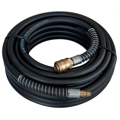 TUYAU PNEUMATIQUE EN CAOUTCHOUC 148 MM 20 M AVEC RACCORDS - AP 40402